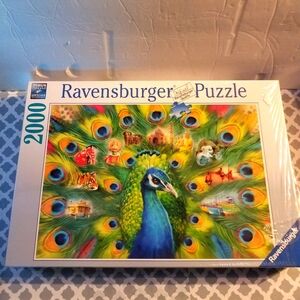Ravensburger 2000 Piece Peacock Puzzle New